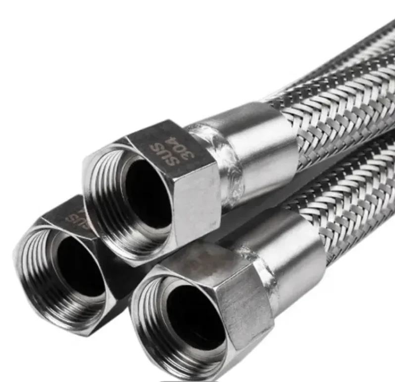 304 stainless steel threaded hose corrugated rose-proof metal cable protection pipe coated with plastic metal flexible conduit