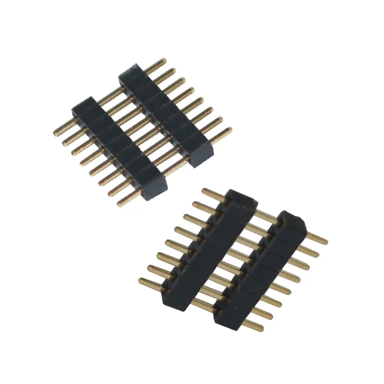 1.0 Mm Header Dual Rows Pin and Plastic PCB Connector 1.27 2.54 Female Male Pin Header