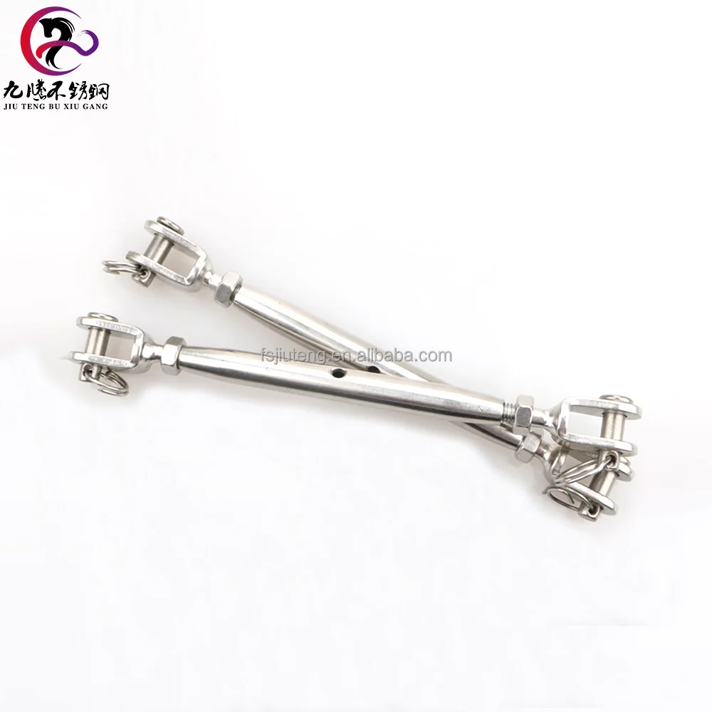 steel wire rope connector tightener 304 316 stainless closed body Jaw-Jaw
