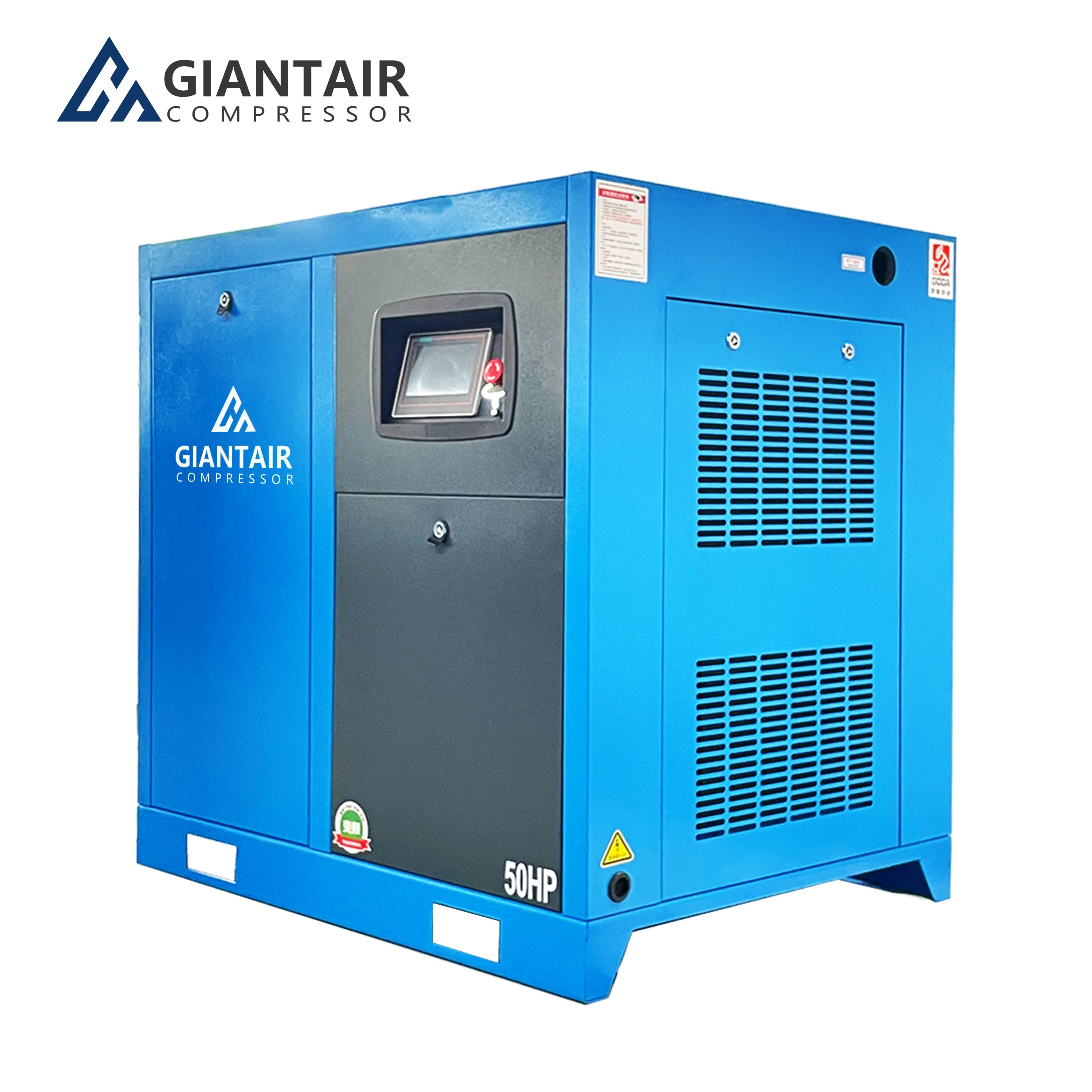 GIANTAIR 20 Hp 460vac 60hz 15kw China Stationary Rotary Directly Drive Screw Air Compressor Air-compressors