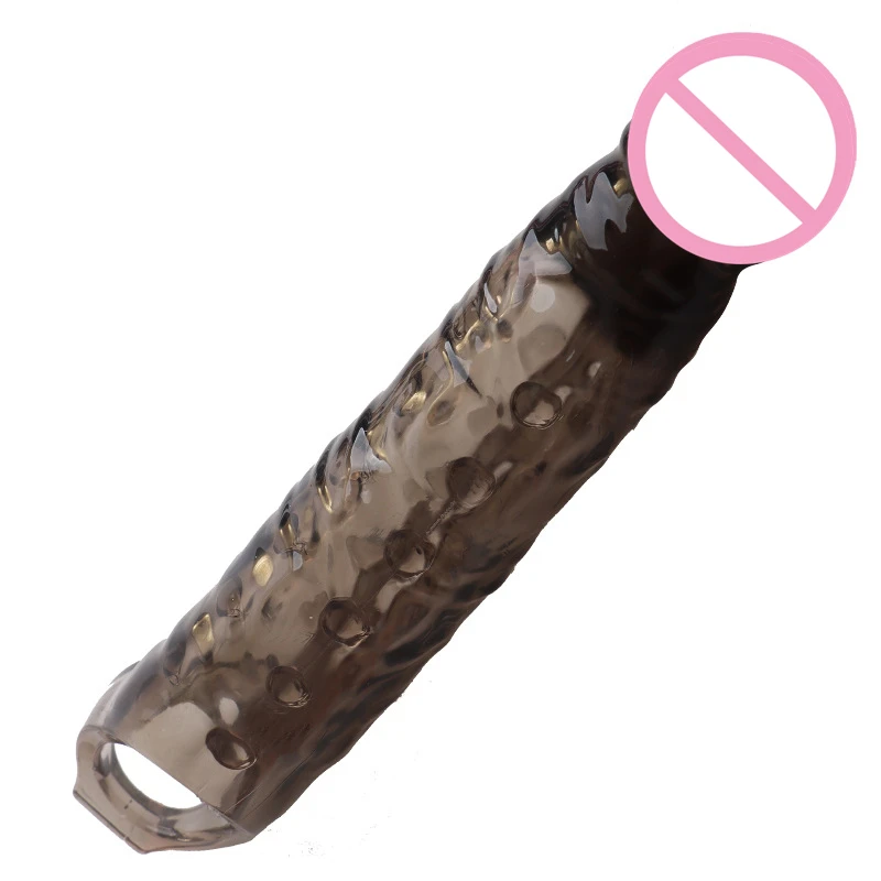 28cm Penis Sleeve Cock Ring Male Delay Ejaculation Sex Toys For Men Scrotal Binding Silicone Cock ring chastity toy