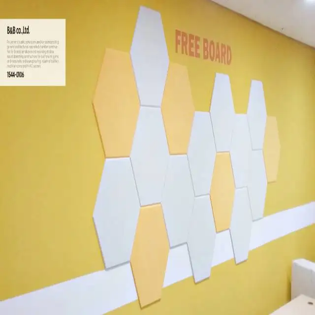 
Art board design acoustic panel interior decoration soundproof eco friendly panels sound absorb indoor decor panels manufacturer 