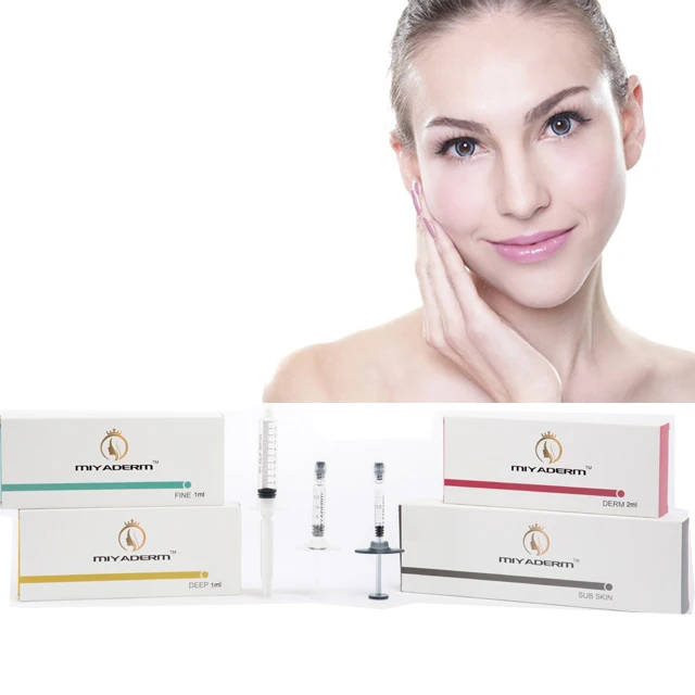 
MIYADERM Cross Linked Hyaluronate Acid filler for face injection 