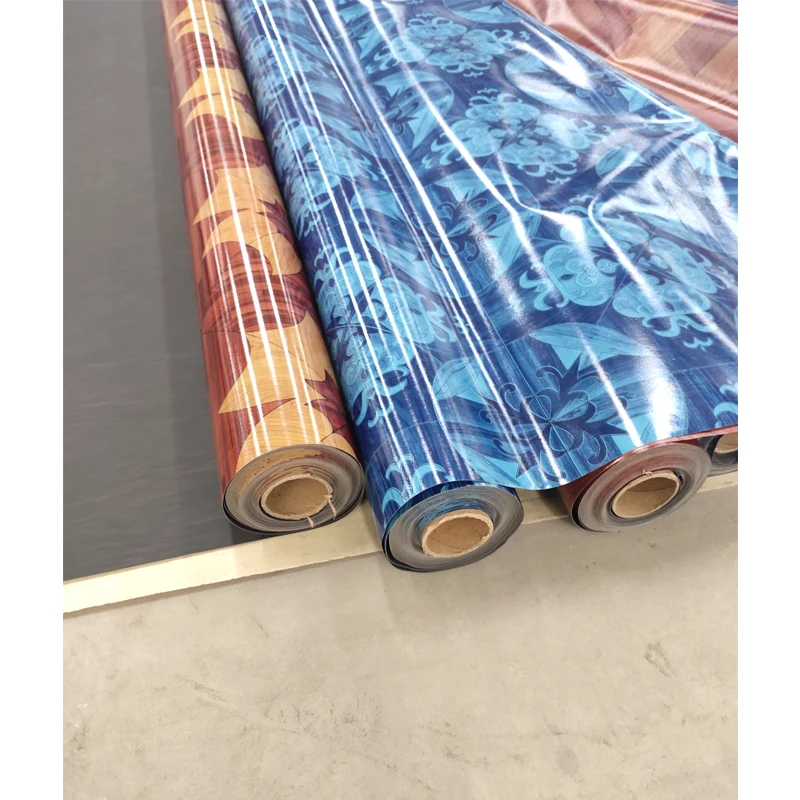 PVC Linoleum Floor Covering 0.35mm--1.6mm Thickness PVC Vinyl Carpet Rolls Flooring