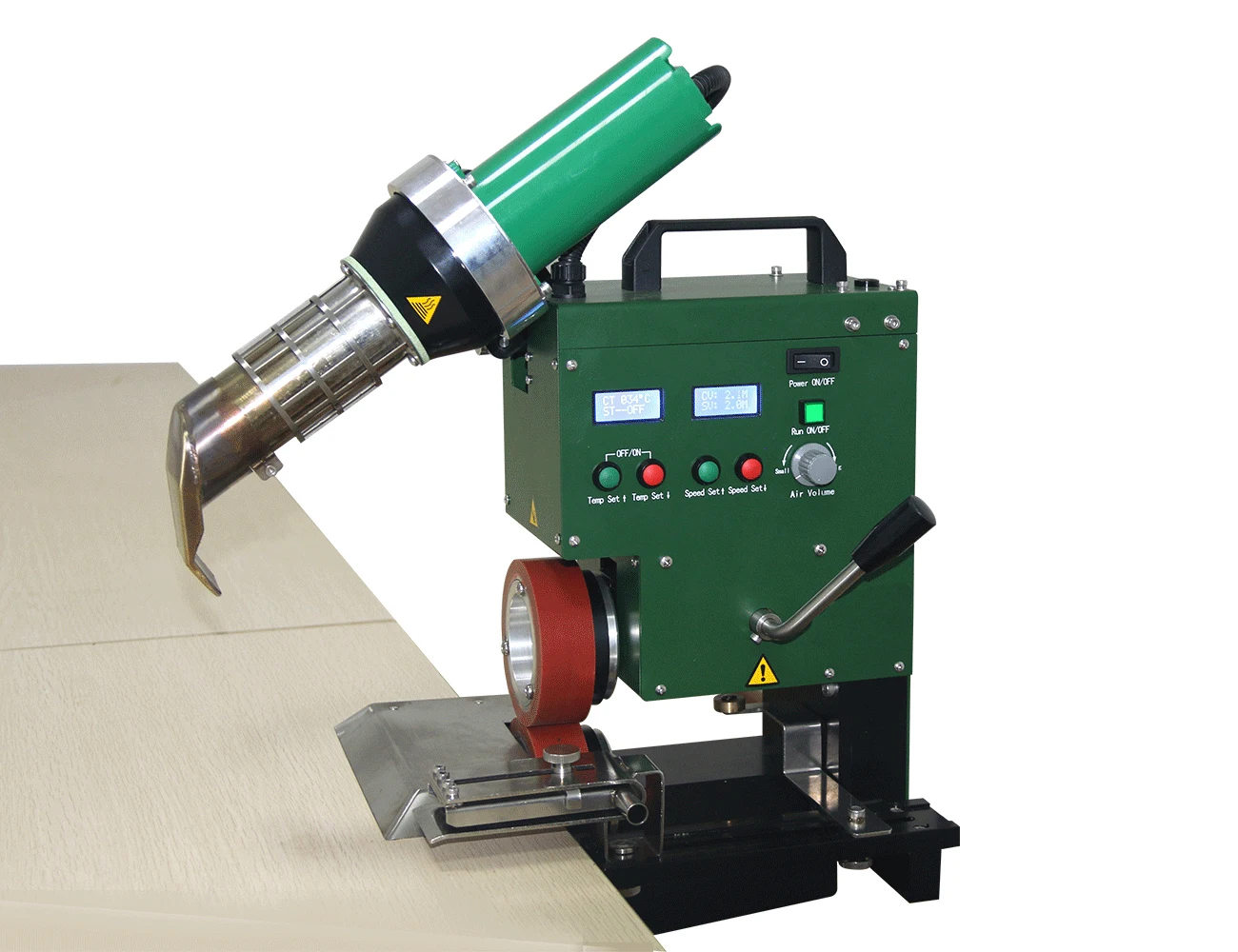 SWT-PAU Table Type Hot Air Welding Machine Hot Air PVC Tarpaulin Flex Banner Welding Machine Hot Air Welder for Banner Tarpaulin
