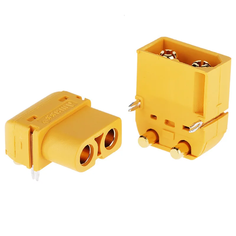 Amass Xt60 Upgrade Male Female 3.5mm Gold Plated Banana Bullet Connector Xt60u Plug For Rc Drone Lipo Battery
