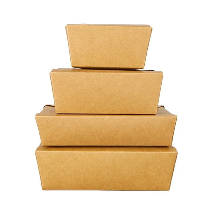 High Quality Food Takeaway Chinese Noodle Packaging Food Grade Paper Box With Lid