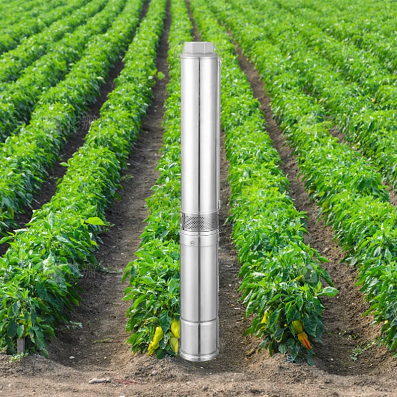 Bomba Submersivel Solar Powered Centrifugal Irrigation Submersible Deep Well Water Pumps