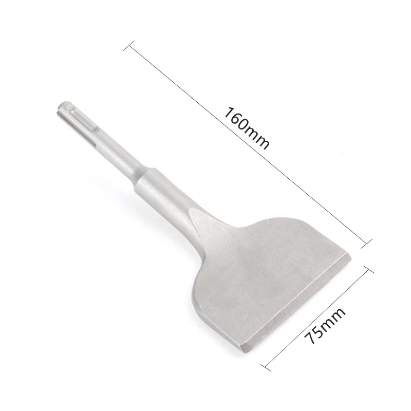 1PC SDS PLUS Hammer Chisel Round Shank tile Shovel Wall Concrete Impact Drill Elbow Widening Drill bit