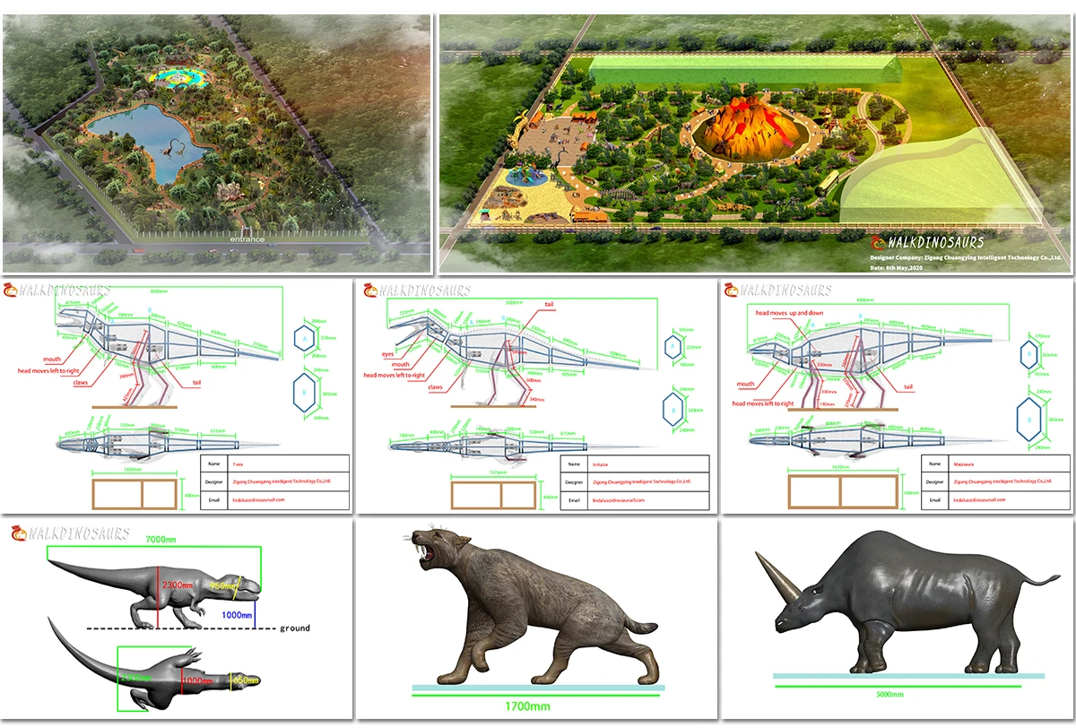 Dinosaur skeleton custom simulated dinosaur skeleton manufacturer Dinosaur Fossil Jurassic Dino World