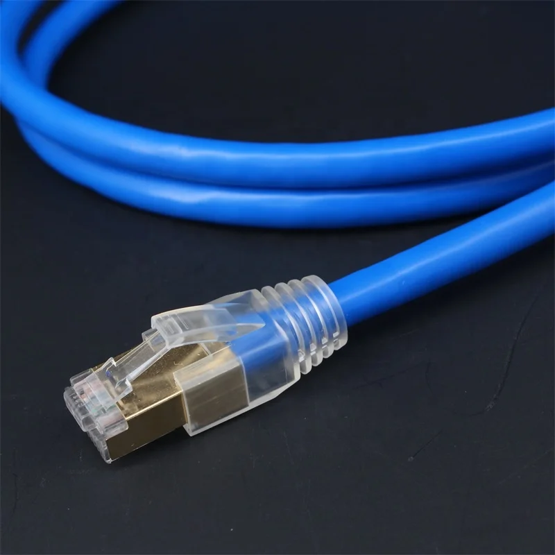Free proofing three-year warranty Rj45 S/FTP Communication Lan Cable 2000MHz 40Gbps Cat8 Ethernet Patch Cable