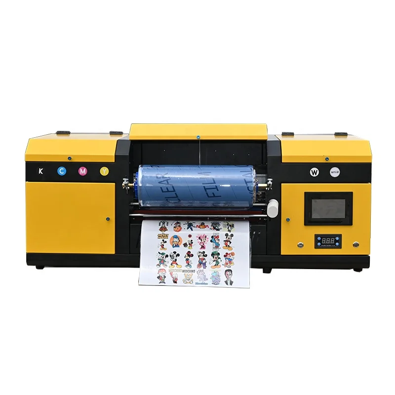 Maxwave Hot Sale Factory Price Double Eps I608 Head Varnish A3 Film Printing Machine Transfer Sticker UV DTF Printer