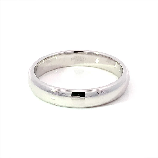 Factory Customized High-Grade Metals Men Ring Pt 950 Deluxe Polish Ring