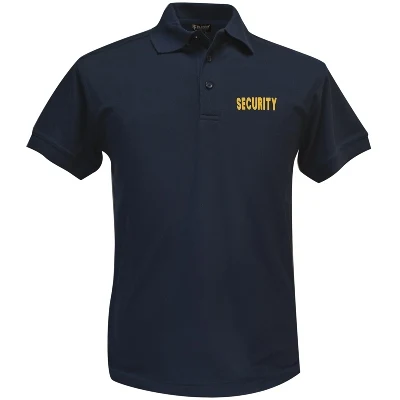 
First Class Security Guard Polo Shirt, Embroidered Printed Logo Security uniform 