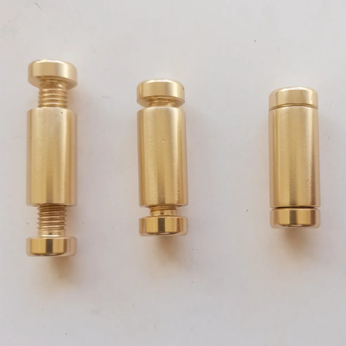 Factory Supply Double Head Sign Standoff Screws Aluminium Standoff Spacers Acrylic Sign Holder Aluminium Anodized Standoff