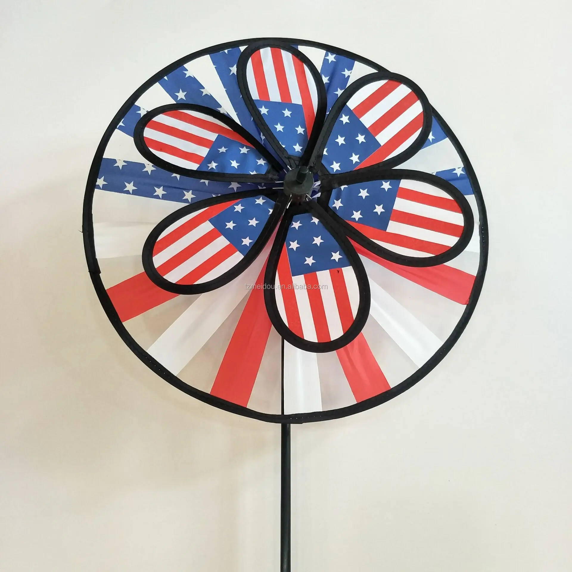 American  Flag Wind Spinner kids toys Independence Day decorations