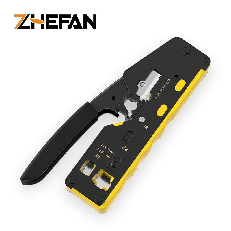 ZHEFAN Pass Through Eazy RJ45 Tool Pass Thru Crimper Tool OEM Factory Eazy RJ45 Crimping Tool Crimping Pliers