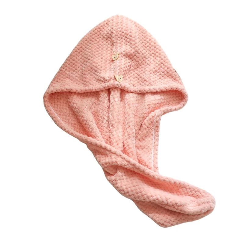 Quick Dry Luxurious Hair Turban Knitted Polyester Hair Towel for Adults Children Woven Wrap for Long & Thick Curly Hair Use Home