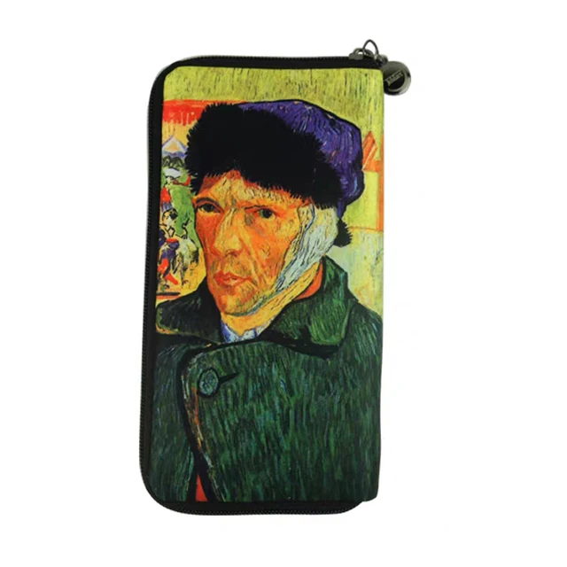 tourism souvenirs advertise print credit card ID card change purse long wallet passport holder 