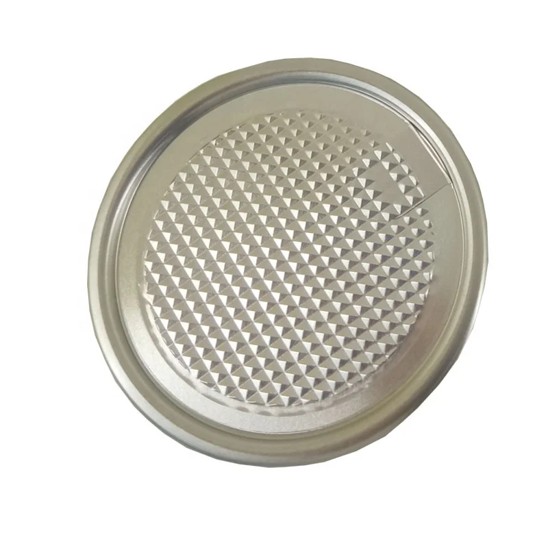 300 Aluminium Foil Cap Easy Peel Off Lid For Metal Can 73mm  Easy Open Ends