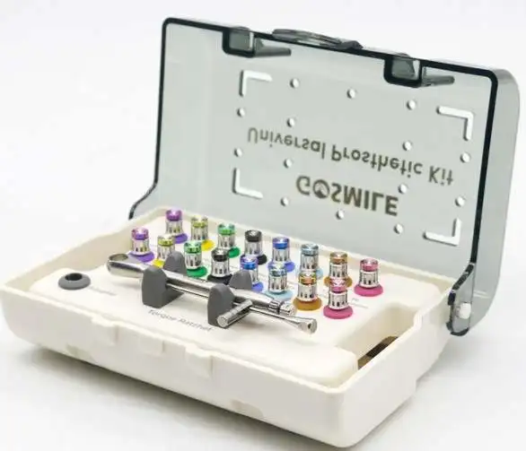 Dental implant screw driver Kit surgical manual kits with 16 drivers for Hand use Universal prosthetic set