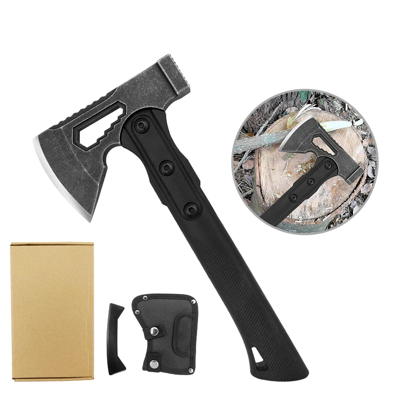 
High quality Hunting Axe 3CR13 Fiberglass Handle survival Camping Tool Camping Axe 