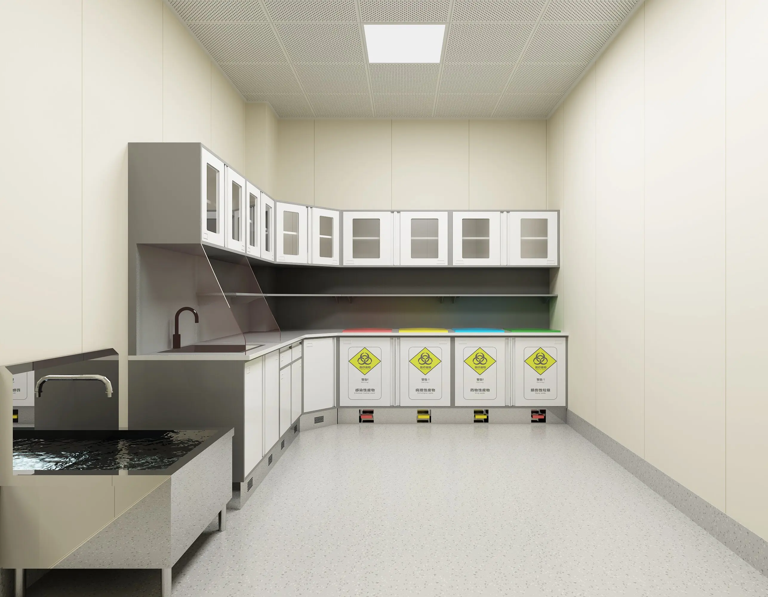 Medical Cabinet  Hospital Work Bench Hospital Furniture Hospital Treatment Cabinet Work Bench