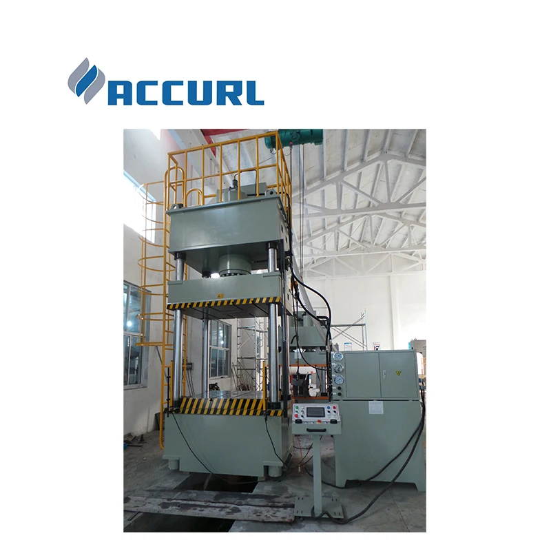 ACCURL HBP-400 deep drawing hydraulic press to make Solar Water Heater Tank