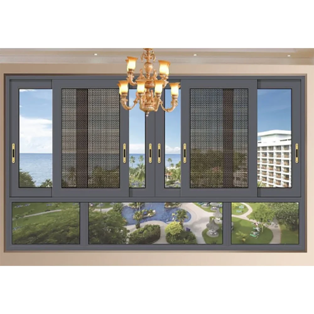 Hot Sale with Stainless Steel Security Mesh Screen Glass Sliding Window