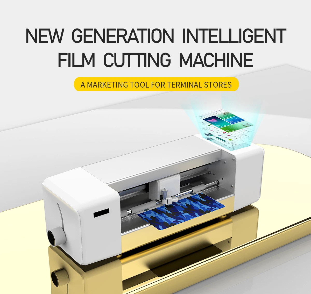 chongsheng Screen Protector Cutting Machine Mobile Phone Explosion-Proof Automatic Repair Tpu Hydrogel Film For TPU Film Cutter