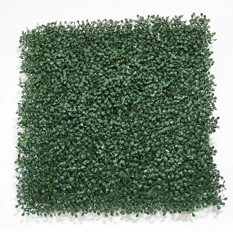 Factory Direct Sale ANTI-UV Panel Decor Outdoor Plants Decoration System Green Wall Grass Plastic Roll Plastic Leaves Pe,plastic