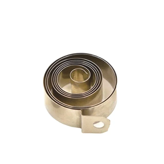 custom specific parameters Carbon steel flat spiral springs are used in toys machinery electronic products flat spiral spring