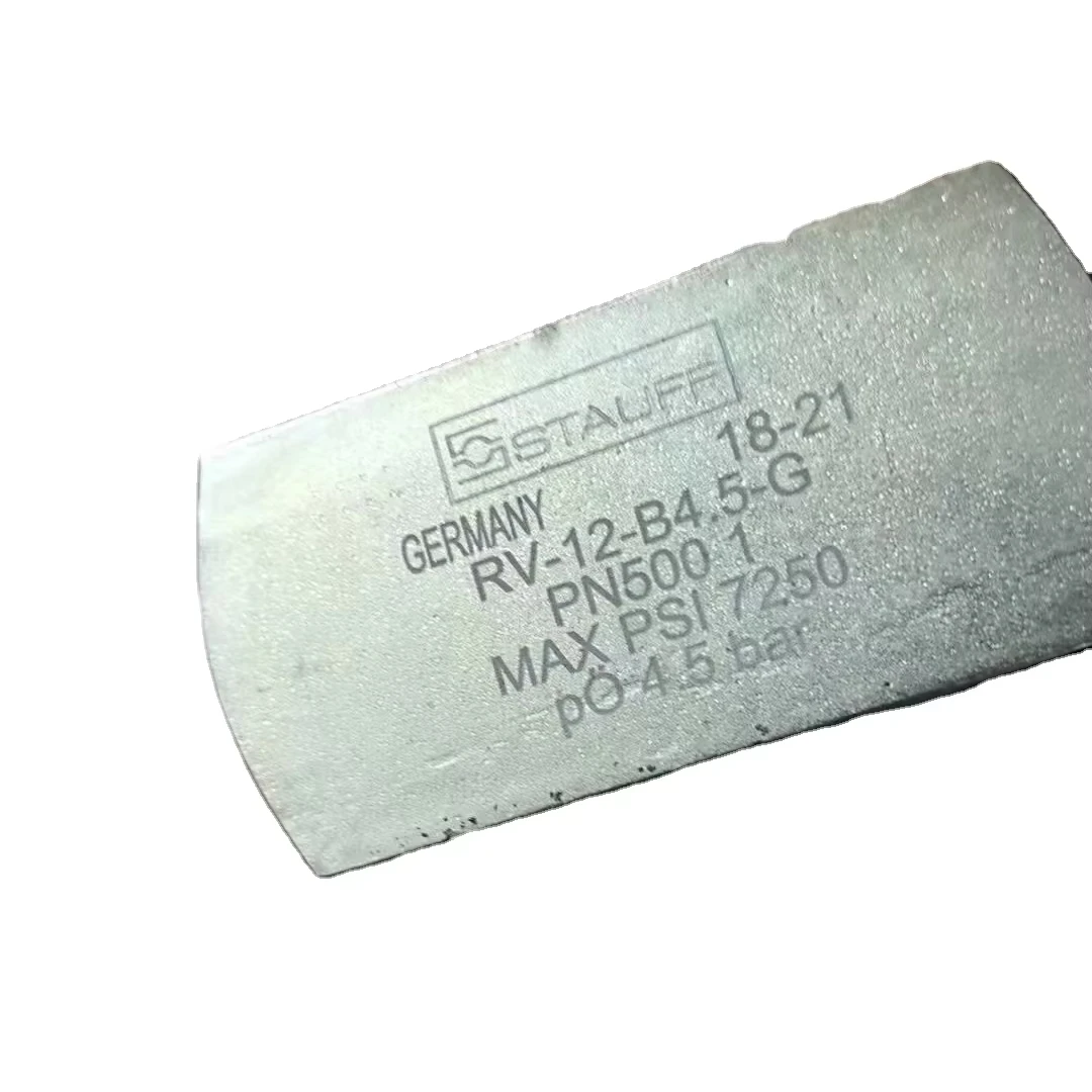 CIFA wet spray parts 6100031237 BBV-2-G06-8000-P CIFA check valve