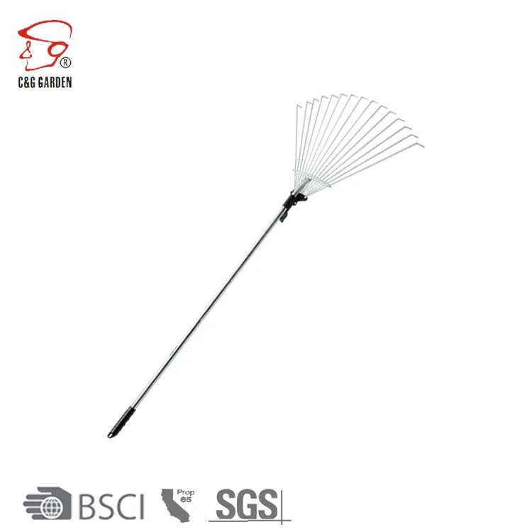 15 tine steel leaf rake new gardening tools super rake