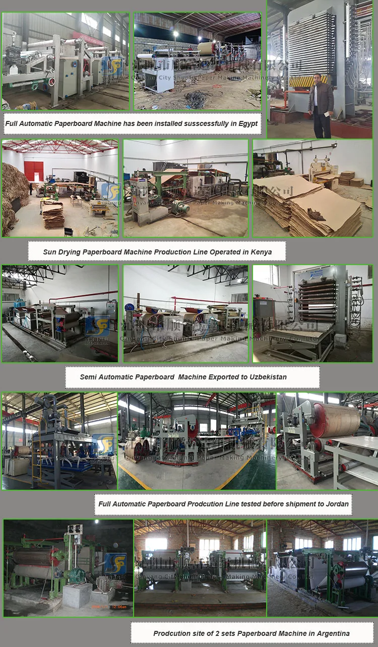 Semi-automatic cardboard corrugated making machine for cardboard box making