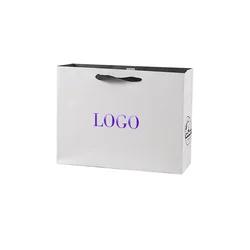 12. Extra large paper bags shopping gift bag logo printing kraft bag with twisted 6