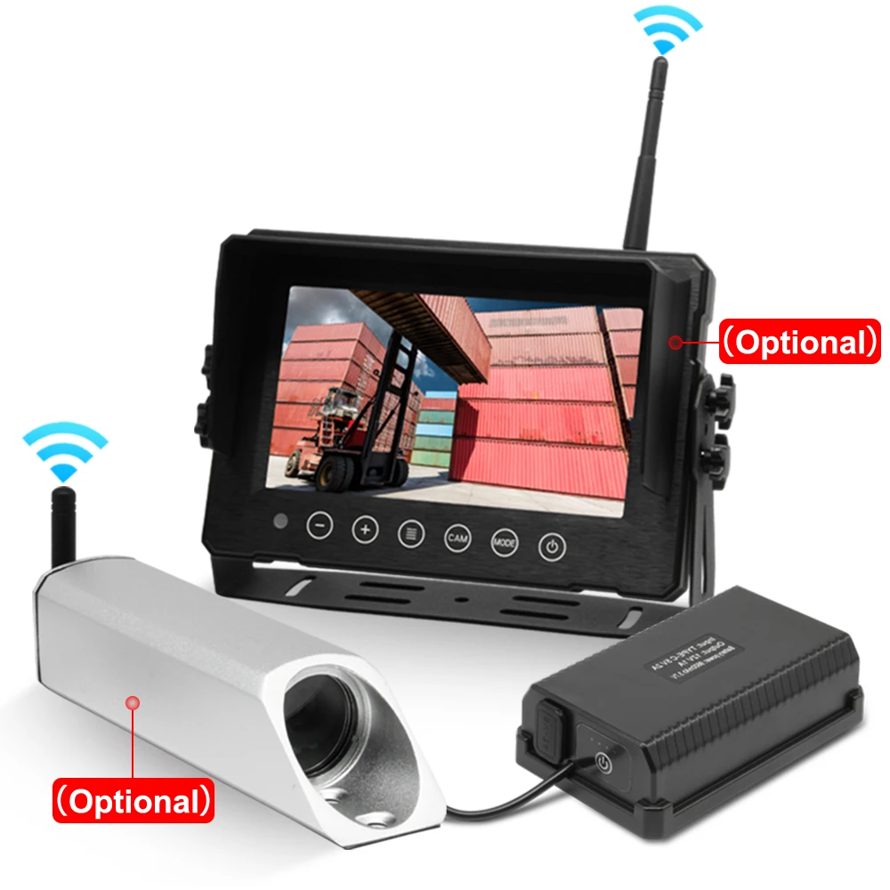 Магнитный внешний аккумулятор для камеры, 12 В постоянного тока, мА, литий-ионные магнитные батареи для беспроводного автомобильного вилочного погрузчика, грузовика, монитора камеры