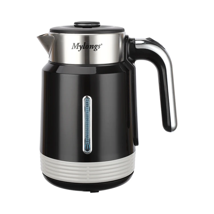 Turkish Stainless Steel Electric Teapot and Pot with Cordless Temperature Adjustment Keep Warm Feature for Household Hotel Use