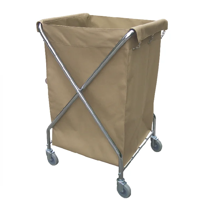 Hotel cleaning trolley AF08157 X-shape laundry cart