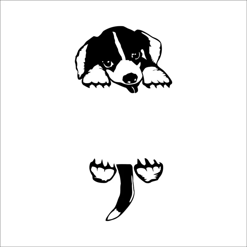 DIY Funny Cute Cat Dog Switch Stickers Wall Stickers Home Decoration Bedroom Parlor Decoration hot