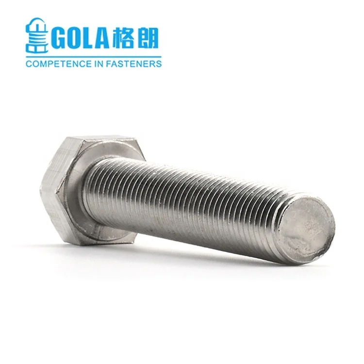 Stainless Steel 304 SS316 M8 M10 M12 M16 M20  DIN933 Hex Bolt