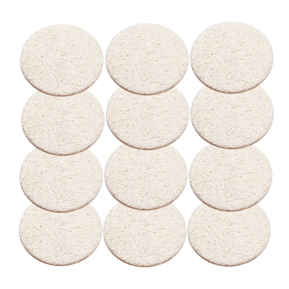 Natural Biodegradable Sponge Loofah Makeup Exfoliating Facial Pad Reusable Face Cleaning Scrubbers Sponge