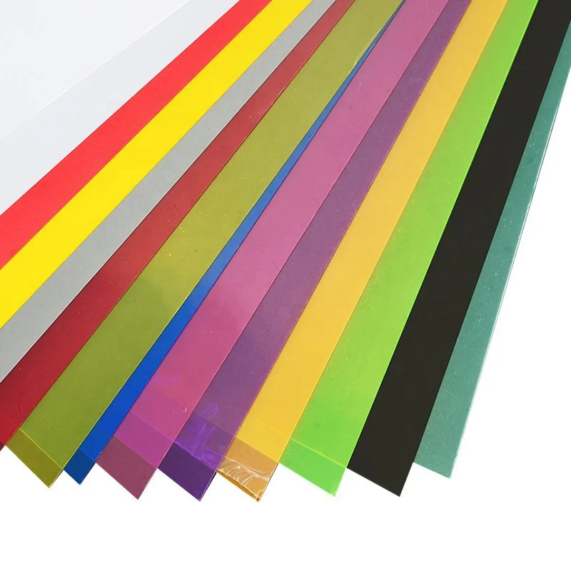 Customized PVC Transparent Material PVC Plastic Sheet PET Soft Rubber Roll Color Sanding Film Translucent Sheet