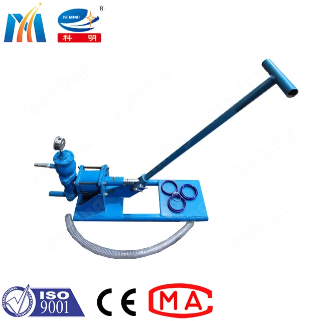 China factory 1 MPa Manual Grout Cement Pump two pipes grout pump for wall grout