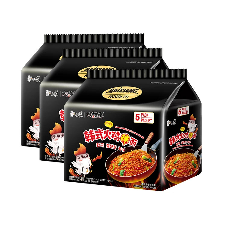 Hot Sale Factory Direct Price Chinese Dry Instant Noodles Export Instant Noodles Spicy