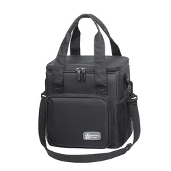 Thickened round lunch box bento bag high square insulation bag portable ice bag outdoor