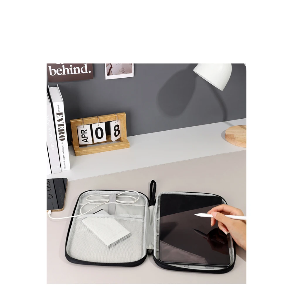 ipad storage decoration storage bag Moisture-proof charger Portable earphone storage bags