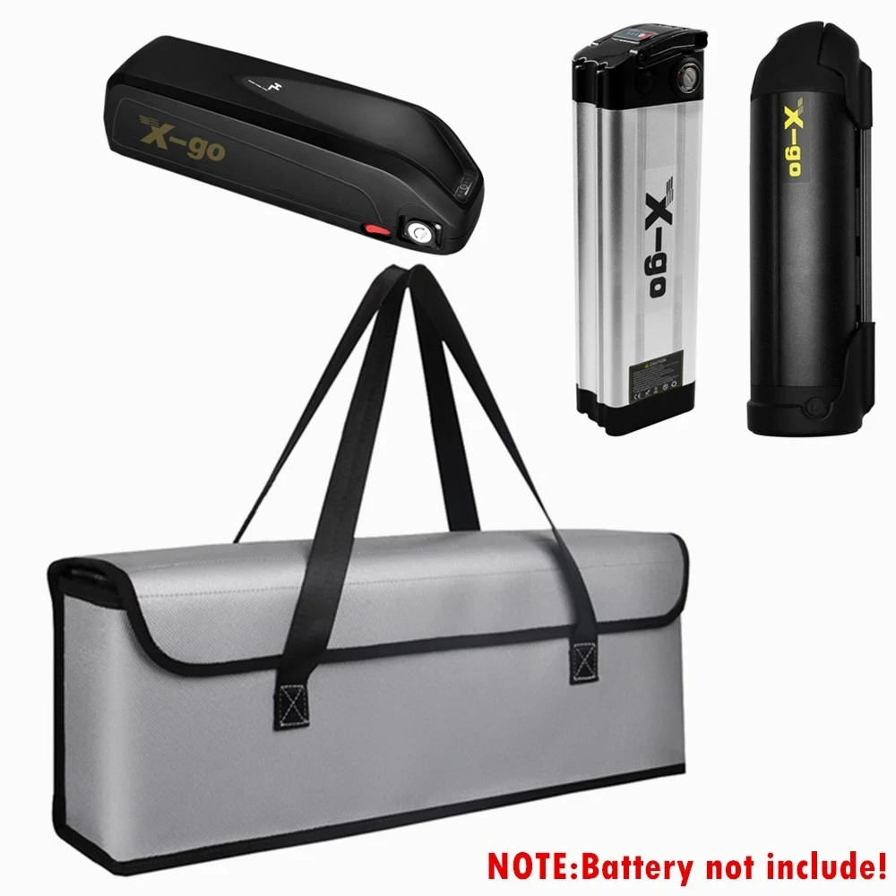 Ebike Battery Electric Bicycle Battery Pack Storage lipo battery bag  Portable Fireproof ExplosionProof Lipo Safety Storage  bag