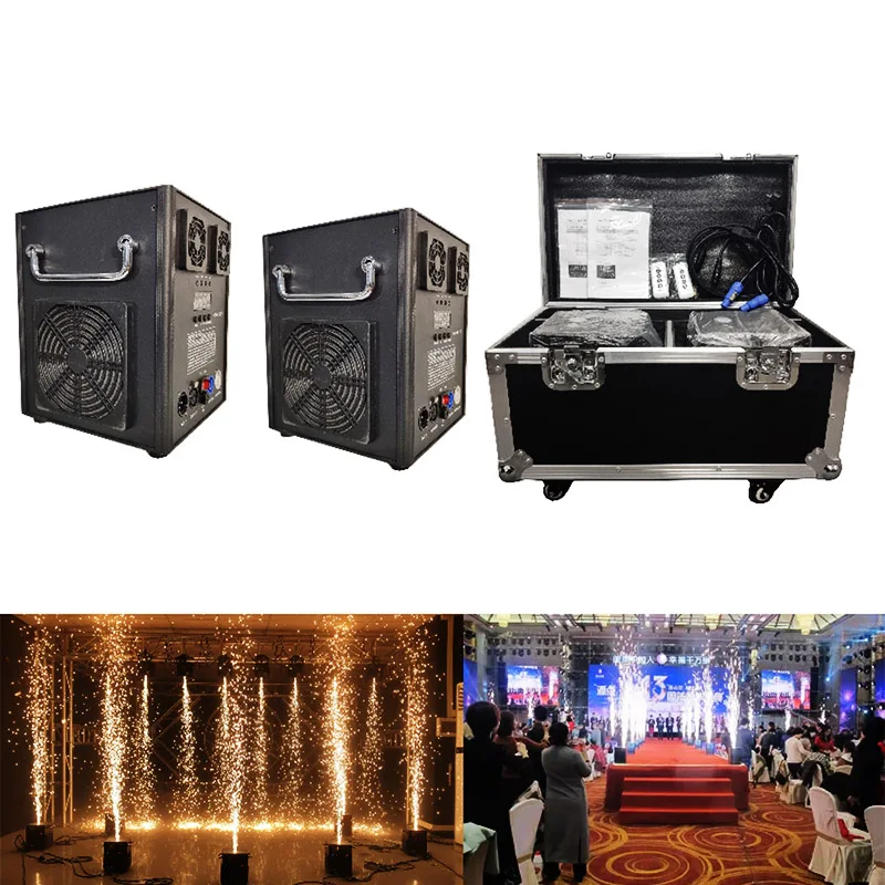 MSDS Certification Factory wholesale Retail 600w Spark Effect Machine Without Smoke Safe with For weddings Cold Spark Machine