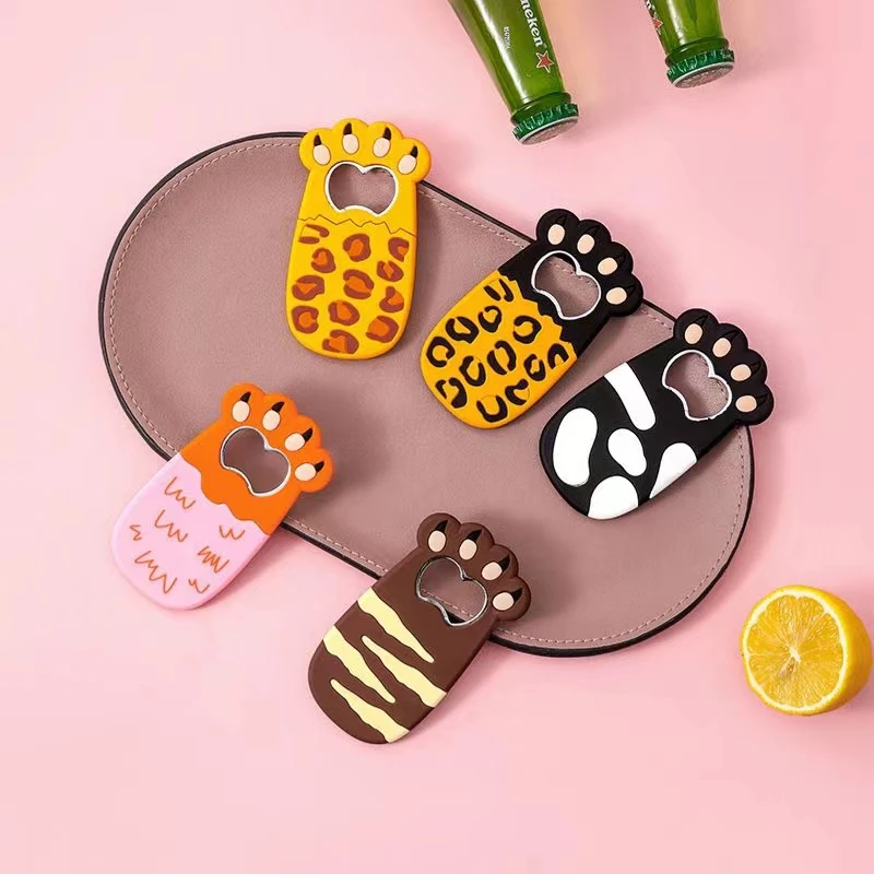 Custom Good Products Bulk Fridge Magnet Metal Beer Cute Animal Shapes Bottle Opener Keychains